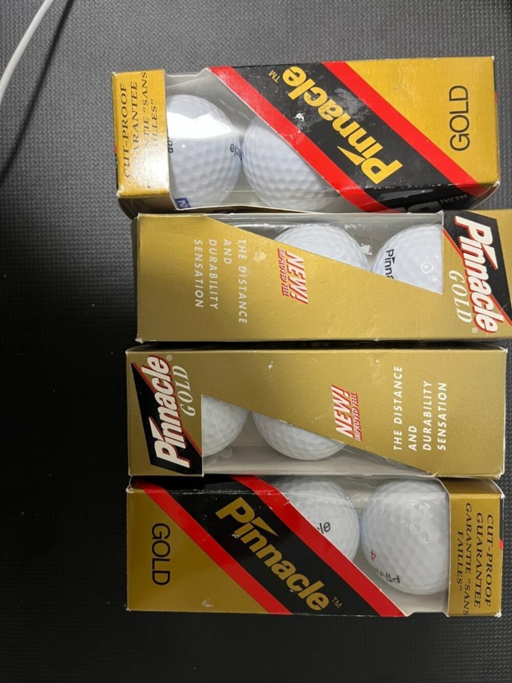 Vintage Pinnacle Gold Golf Balls Full Dozen- 12 Total